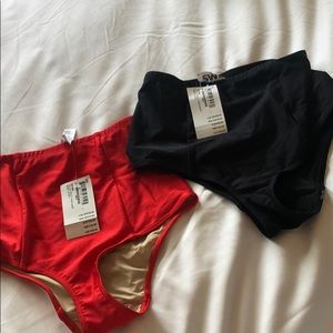 High Wasted Bathing suit bottoms